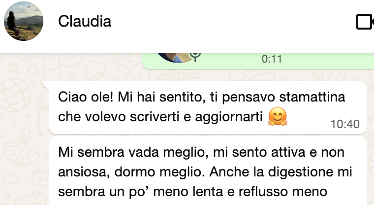 Review from Claudia, Rome
