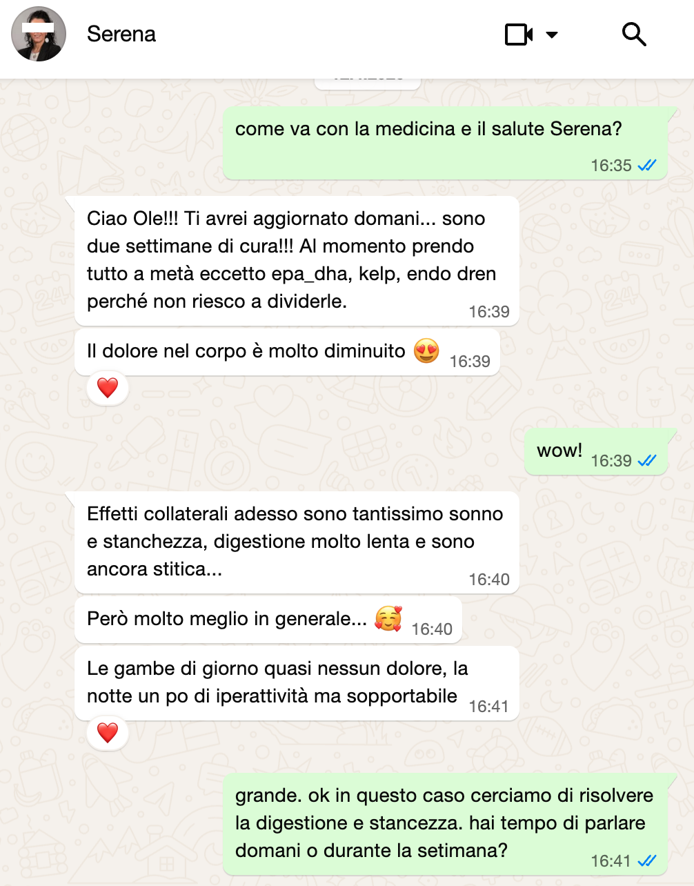 Review from Serena, Livorno